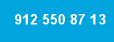 912 550 87 13